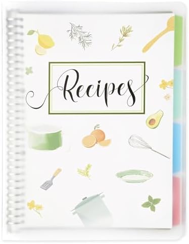Livre / Carnet de Recettes - 8.5"