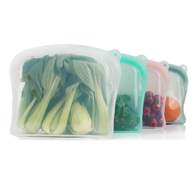 Sachets de conservation réutilisables zip pour réfrigérateur