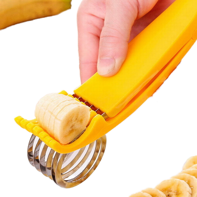 Coupe-banane manuel créatif multifonction pour fruits et légumes