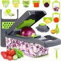 Hachoir multifonction en inox pour fruits, légumes et oignons