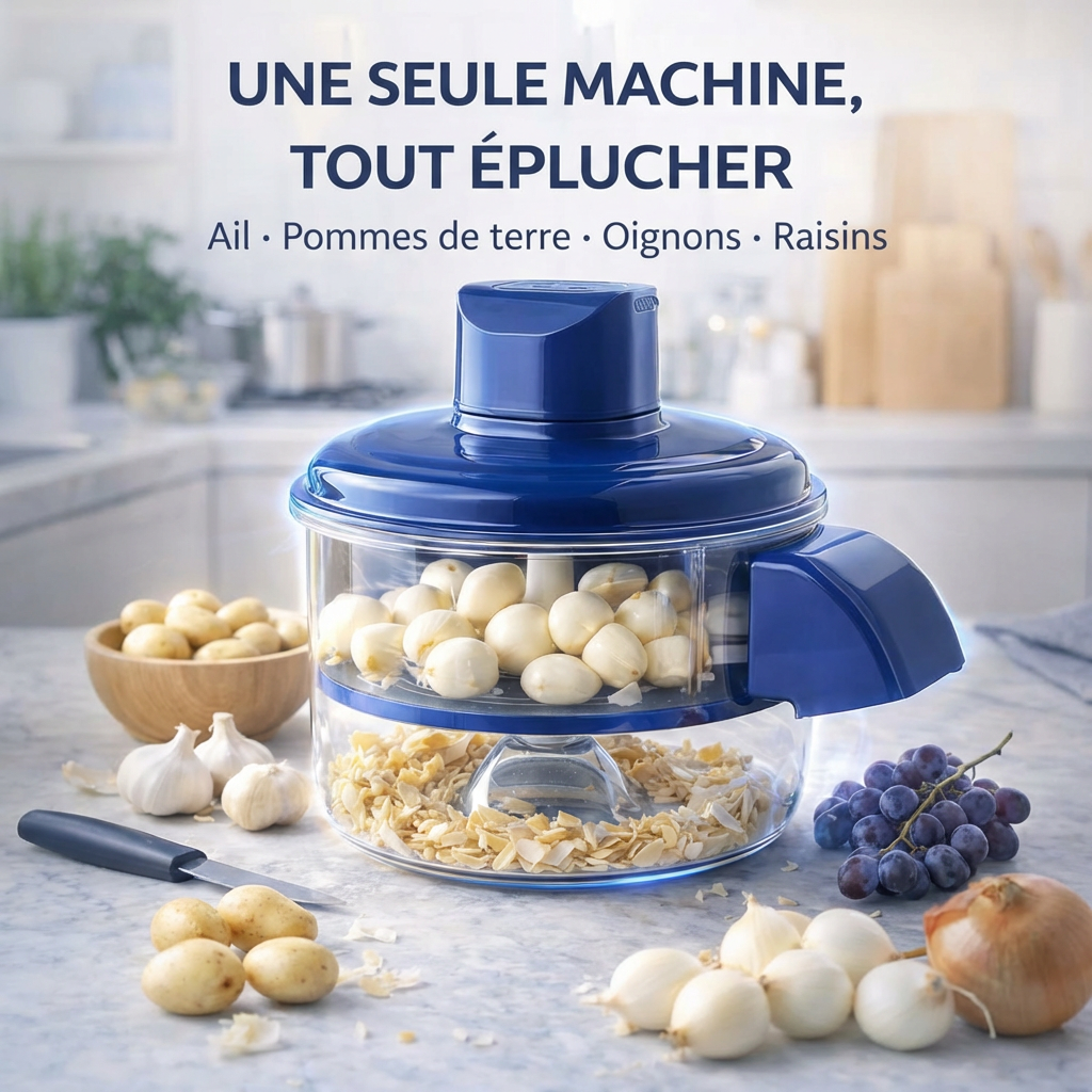 Super Eplucheur Fruits & Légumes Electrique Portable
